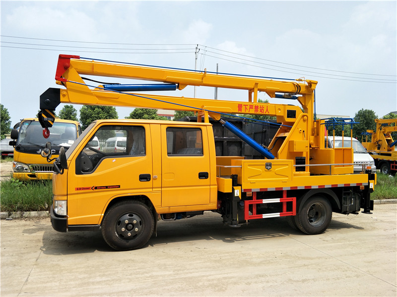 江鈴雙排12米藍牌高空作業(yè)車圖片