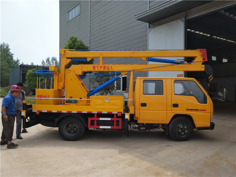 江鈴雙排12米藍牌高空作業(yè)車圖片